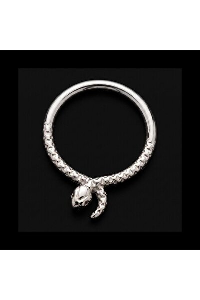 Aida Jewelss Yüksek Kalite G23 Titanium Yılan Titanyum 8mm x 1.2mm Kilitli Ha...
