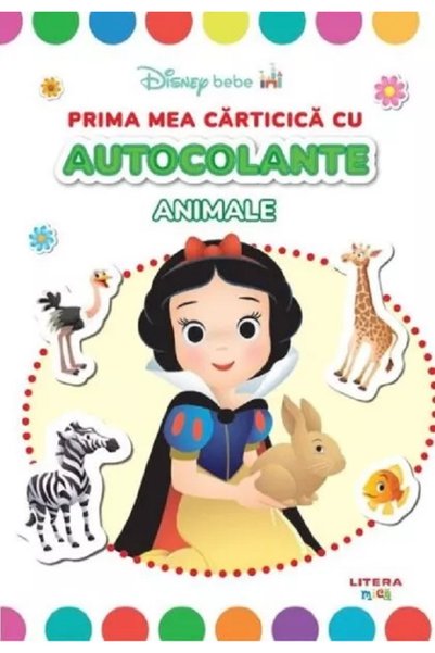 Litera Prima mea carticica cu autocolante. Animale