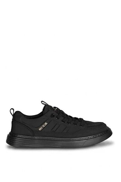 GAMELU Black Linen Laced Lightweight Comfortable Sole Men's Casual Walking Sh...