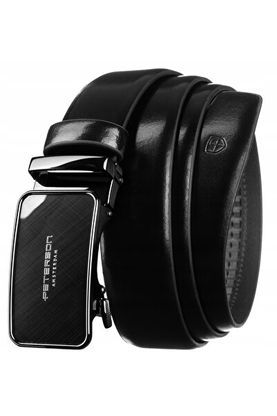 Peterson Curea de piele bărbătească, automată, din piele naturală, elegantă
