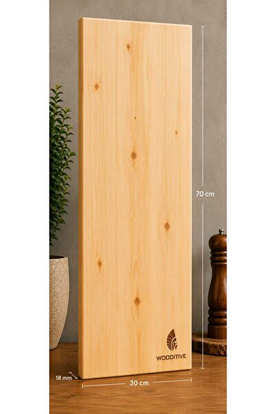 Wooditive Kesme Tahtası Masif Çam 30x70 cm