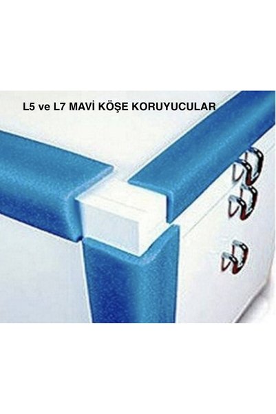 L7 SÜNGER KÖŞE KORUYUCU (POLİÜRETAN) 7X7 CM 100 CM BOY PROFİL 10 ADET 1 MT ÇOCUK KORUMA KENAR KORUYUCU VE AMBALAJ İÇİNDE KULLANILIR