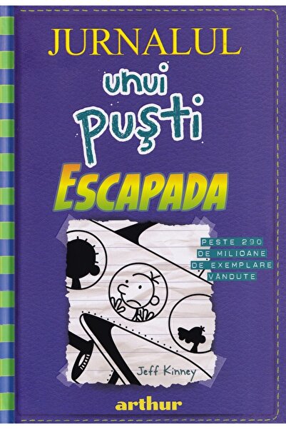 Grupul Editorial Art Jurnalul unui pusti Vol.12: Escapada - Jeff Kinney
