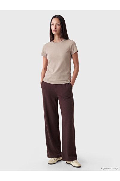 LC Waikiki Nevavm Brown with a Difference 3 Thread Flat Standard & Regular Wo...