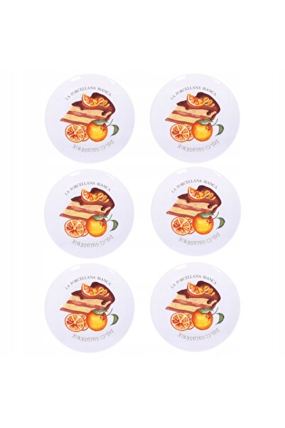 La Porcellana Bianca Goloserie Set de 6 farfurii pentru tort 17,5 cm