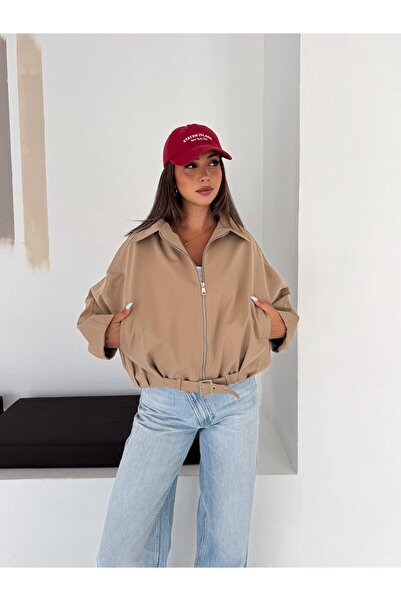 Ekim Store Jakna sa remenom, bomber, trenč jakna sa patentnim zatvaračem