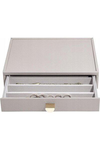 STACKERS Organizator de coliere cu sertar (taupe) Clasic