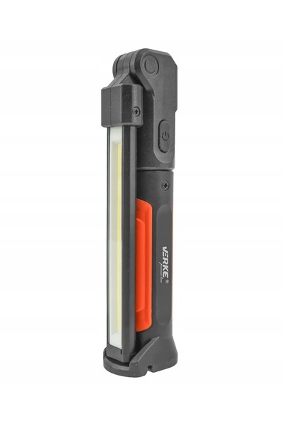 VERKE V87515 Lampă de lucru LED COB, lanternă, alimentată cu baterii, cu magn...