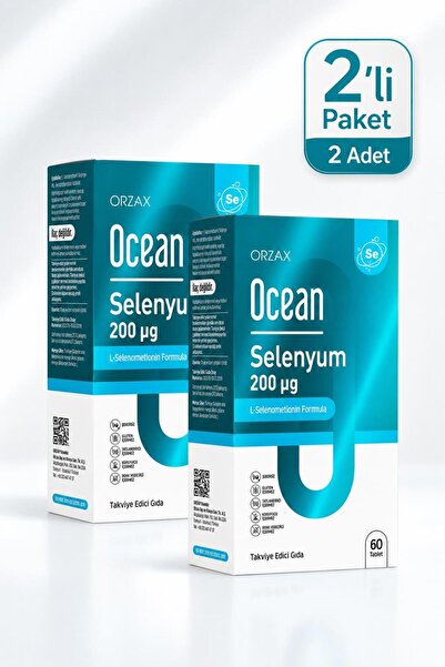 Ocean Selenyum 200 mcg 60 Tablet 2 Adet