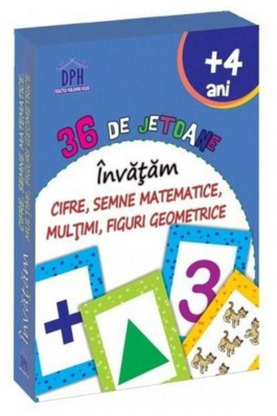 Editura DPH Jetoane pentru învățarea numerelor, semnelor matematice, seturilo...