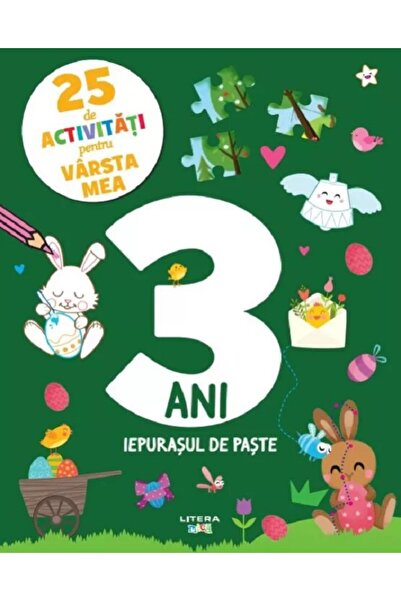 Litera 25 de activitati pentru varsta mea: 3 ani. Iepurasul de Paste