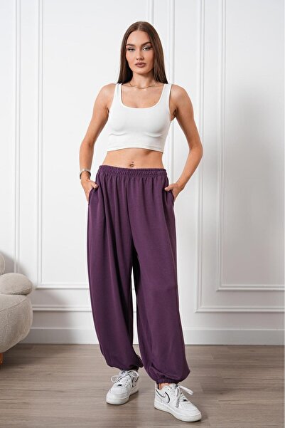 EZRA Women's Shalwar Trousers Modal Fabric Casual Shalwar Trousers with Pocke...