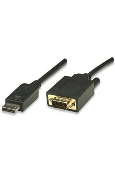 Techly Καλώδιο DisplayPort D-Sub VGA 1,8μ Μαύρο
