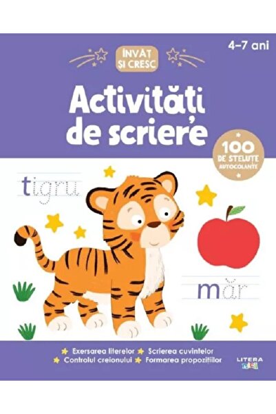 Litera Activitati de scriere. Invat sa cresc 4-7 ani - Nina Filipek, Catherin...