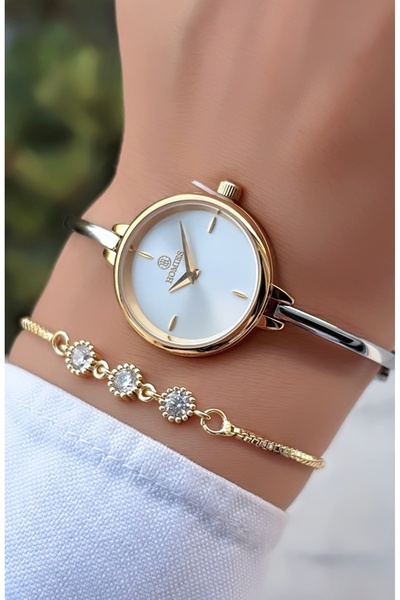 Homies Original-Women's Wristwatch - Minimal Case - Adjustable Steel Band - Bracelet Gift
