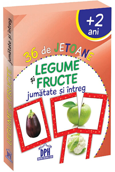 Editura DPH Jetoane de Legume și Fructe, Jumătate și Întregi, - Editura DPH