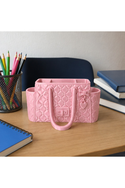 MYCRAFT3D Çanta Tasarımlı Çok Bölmeli 3D Baskı Kalemlik ve Masaüstü Düzenleyici