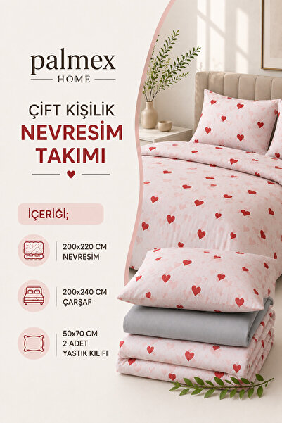 Palmex Home Double Size Winterfell Cotton Bedding Set (Duvet Cover - Sheet - ...