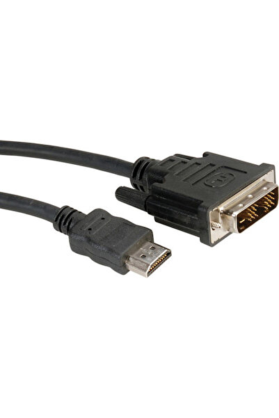 Roline 11.04.5552 Καλώδιο DVI-D αρσενικό σε HDMI αρσενικό, 5μ, Μαύρο (11.04.5...