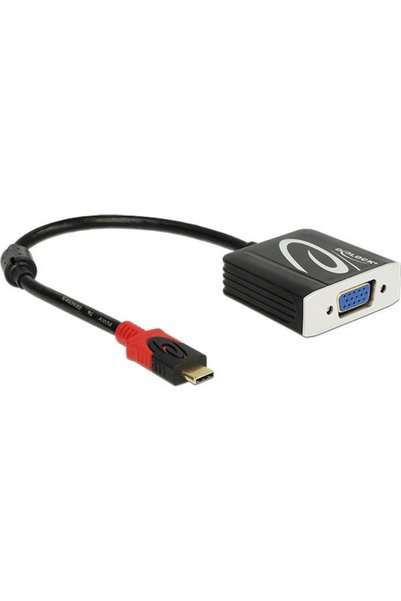 DELOCK Μετατροπέας USB-C αρσενικό σε VGA θηλυκό 1 τεμάχιο (62994)