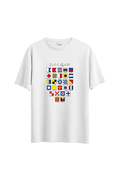 Nautical Alphabet - Oversize Tshirt