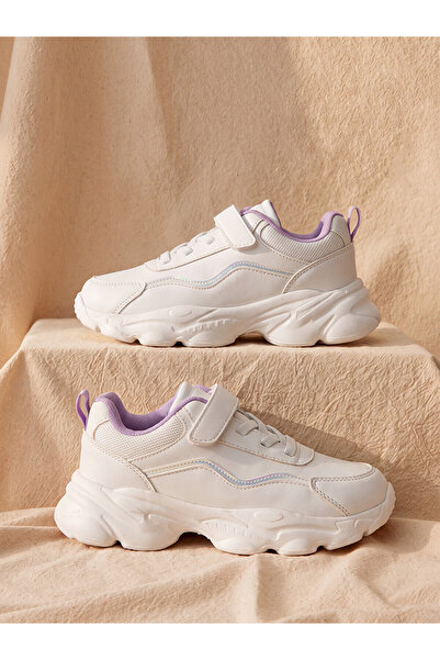 LC Waikiki Alita City Lcw Steps White Girls' Sneakers with a Difference