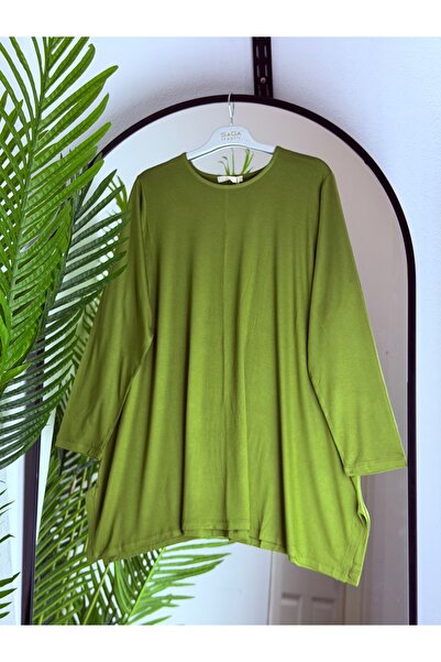 ÖZNE BUTİK Women's 100% Cotton Lycra Combed Cotton Tunic