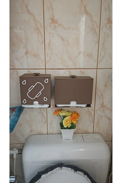 DU&ER Sanitary Pad Dispenser Pad Storage Organizer Wall Mounted Sanitary Prod...