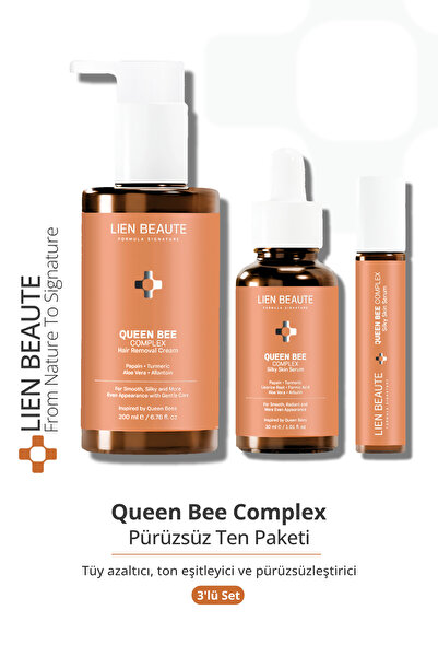 Lien Beaute Queen Bee Hair Reduction and Tone-Equalizing Serum, Hair Removal ...