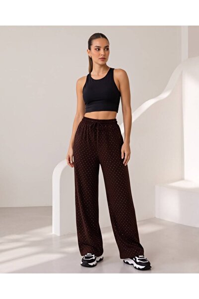Trend Kapında Women's Stone Detailed Pocketed Trousers