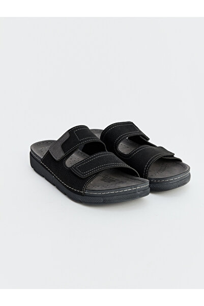 LC Waikiki Lcw Steps Black Men's Slippers with Nevavm Difference