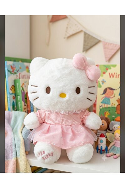Sekk O Kawaii Peluş Oyuncak Hello Kedi Sevimli Elbiseli Kaliteli Peluş oyuncak