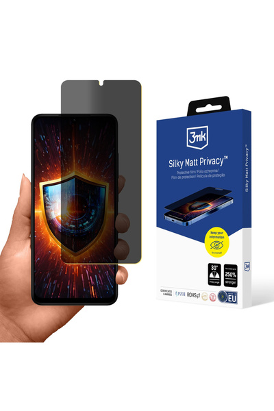 3MK Folie de protecție din sticlă securizată Silky Matt Pro Privacy pentru Xi...