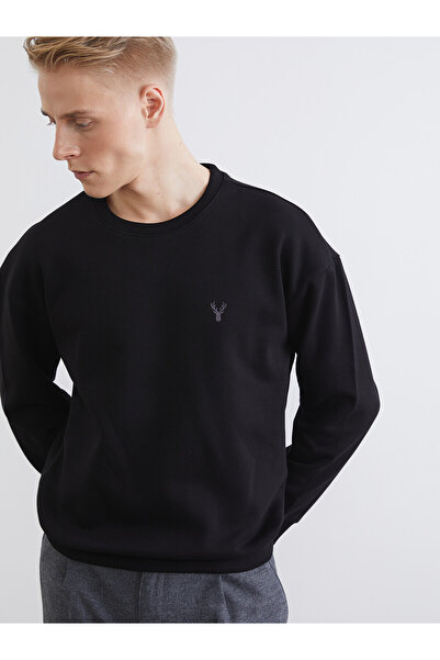 LC Waikiki Peak New Season Crew Neck Men's Thick Sweatshirt