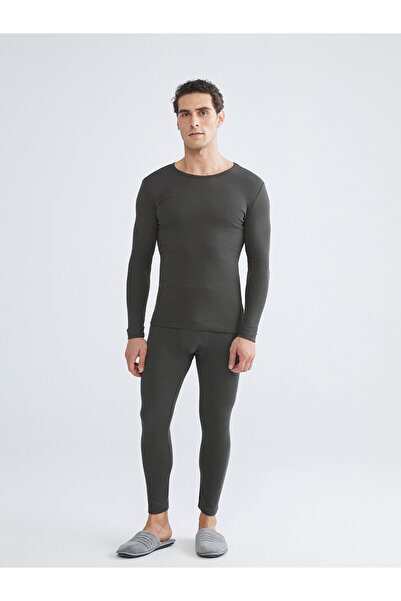 LC Waikiki Khaki Standard Fit Men's Thermal Underwear