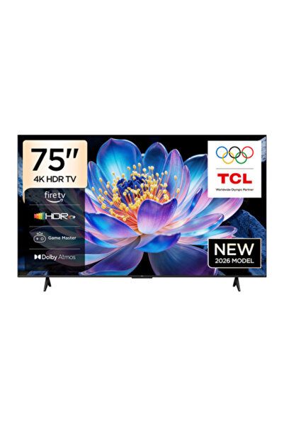 TCL - شاشة سمارت 4K بوصة ⁠75 - ⁠الموديل - 75V6D