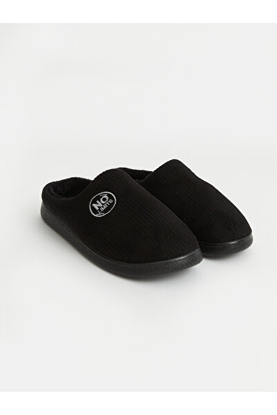 LC Waikiki Lcw Steps Black Thick Soled Men's House Slippers