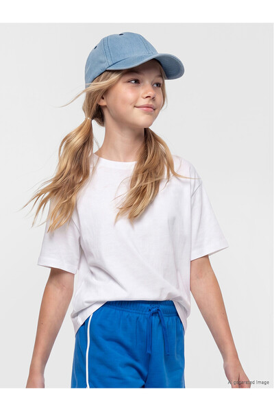 LC Waikiki Two Mt Shop Quality Lcw Kids Blue Elastic Waist Girls Soft Touch S...