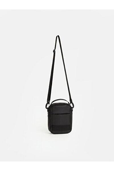 LC Waikiki Nevavm Farkıyla Lcw Accessories Black Leather Look Men's Shoulder Bag