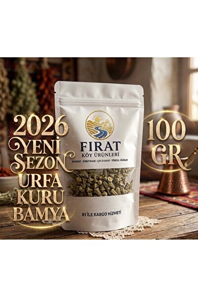 100gr Çiçek Bamya Kurusu 2026 Yeni Sezon Yöresel İp Bamya