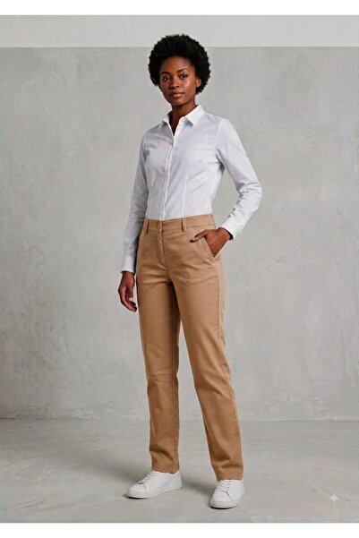 SEREMONİ BUTİK Women's Coffee Pants