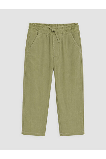 LC Waikiki Two Mt Shop Quality Green Boys' Trousers with Elastic Waist
