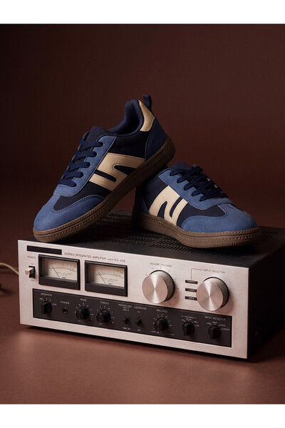 LC Waikiki Lcw Steps Navy Blue Boys' Sneaker with Nevavm Difference