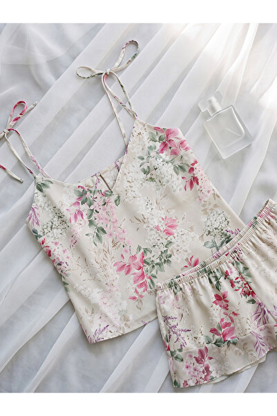 LC Waikiki Two Mt Shop Quality Floral Women's Shorts Pajama Set