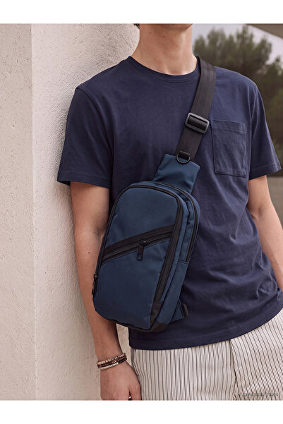 LC Waikiki Lcw Accessories Navy Blue Men's Chest Bag