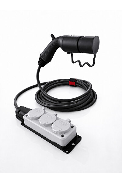 C2L Adaptör 3'lü Uzatma Fişli 3 Metre - Şarj İstasyonundan 220V Çıkış (Charger to Load) S/G