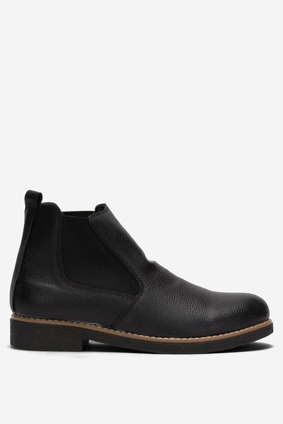 Jagulep Classic Chelsea Men's Ankle Boots Black