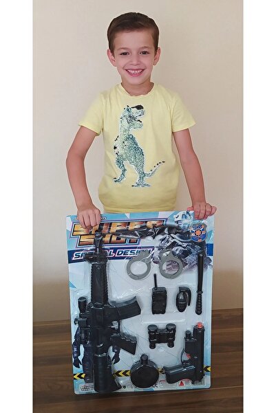 Brother Toys Oyuncak 11 Parça Su Tabancası Kasklı Set Plastik