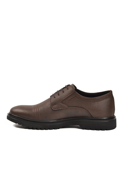 AYK'S Brown Lace-Up Men's Casual Shoes 455