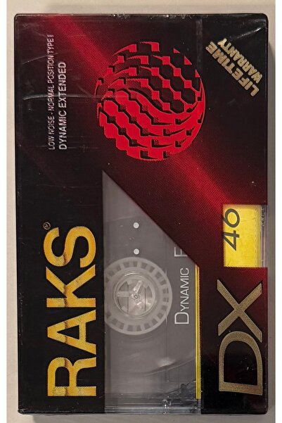 RAKS MÜZİK YAPIM كاسيت فارغ من نوع Raks DX 46 (كاسيت فارغ جديد)